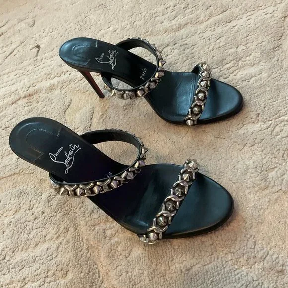 Christian Louboutin Just Chain Heels black - Picture 5 of 9